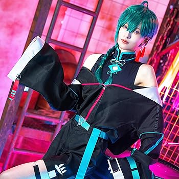 Amazon.co.jp: [milky time] にじさんじ 緑仙 コスプレ VTuber